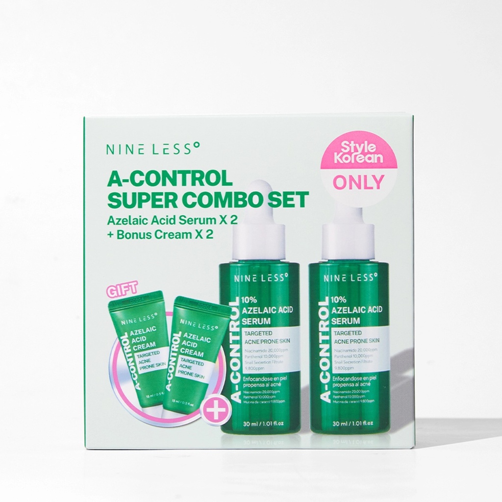 NINE LESS Azelaic Acid Serum Duo Set (EP)